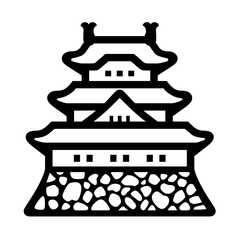 Noto Emoji Font japanese castle emoji image