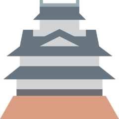 Twitter japanese castle emoji image