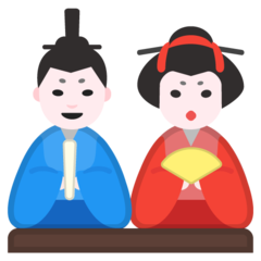 Google japanese dolls emoji image