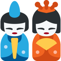 Twitter japanese dolls emoji image