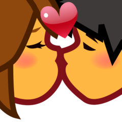 Emojidex kiss emoji image