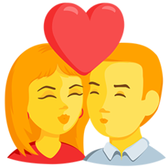 Facebook Messenger kiss emoji image