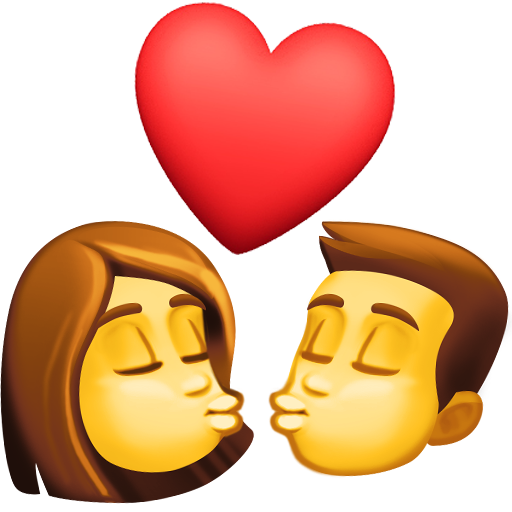 Facebook kiss emoji image