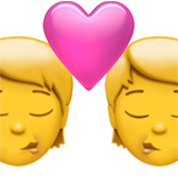 IOS/Apple kiss emoji image