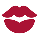 HTC kiss mark emoji image