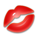 LG kiss mark emoji image