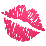 Whatsapp kiss mark emoji image