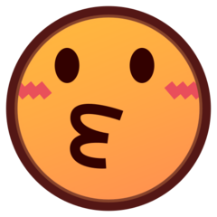Emojidex kissing face emoji image