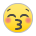 Sony Playstation kissing face with closed eyes emoji image