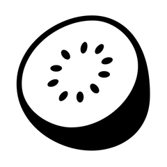 Noto Emoji Font Kiwi Fruit emoji image