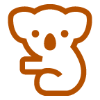 au by KDDI koala emoji image