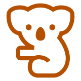 Docomo koala emoji image