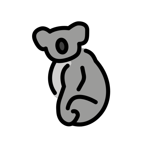 Openmoji koala emoji image