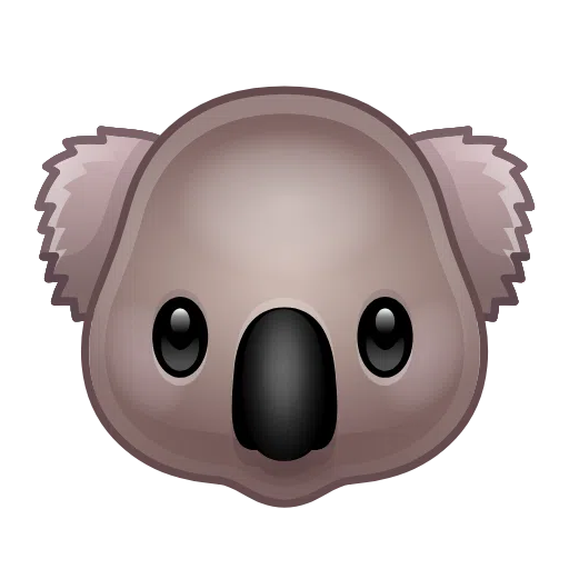 Telegram koala emoji image