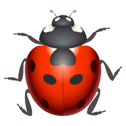 JoyPixels lady beetle emoji image