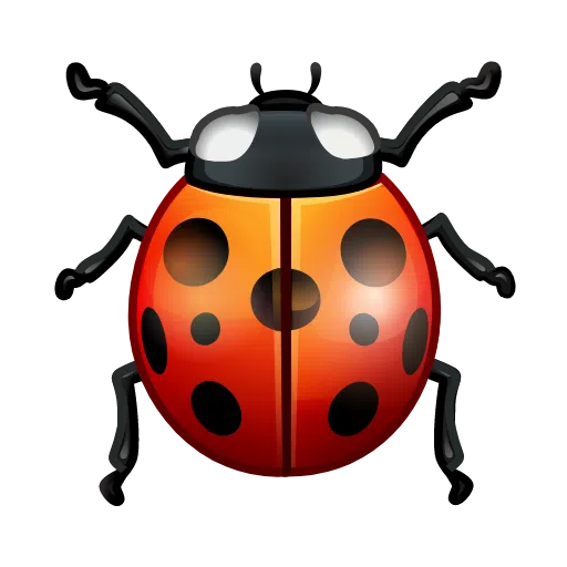 Telegram lady beetle emoji image