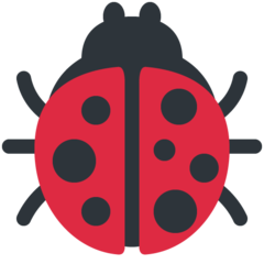 Twitter lady beetle emoji image