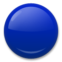 LG large blue circle emoji image