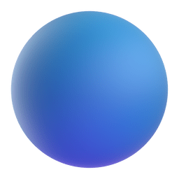 Microsoft Teams large blue circle emoji image