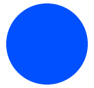 SoftBank large blue circle emoji image