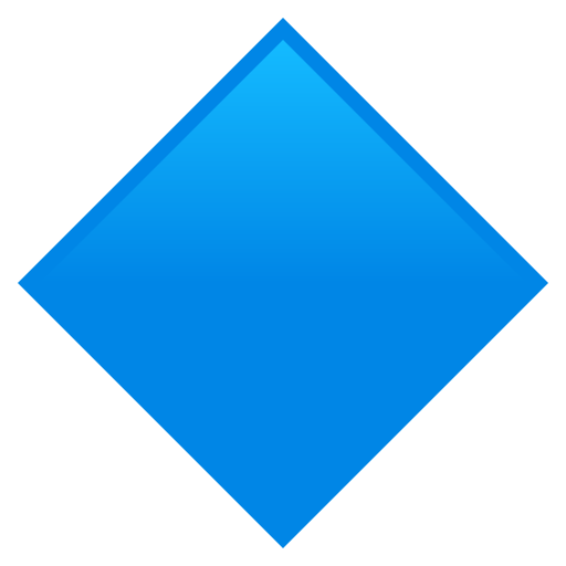JoyPixels large blue diamond emoji image