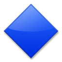 LG large blue diamond emoji image