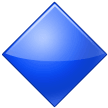 Samsung large blue diamond emoji image