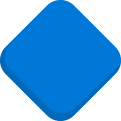 Skype large blue diamond emoji image