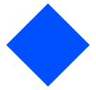 SoftBank large blue diamond emoji image