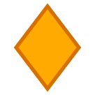 HTC large orange diamond emoji image
