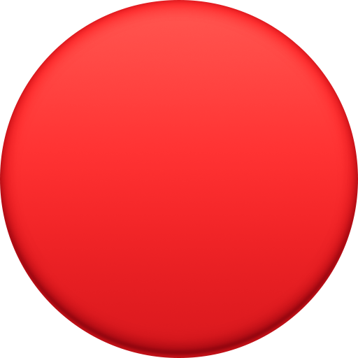 Facebook large red circle emoji image