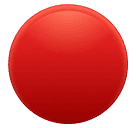 Huawei large red circle emoji image