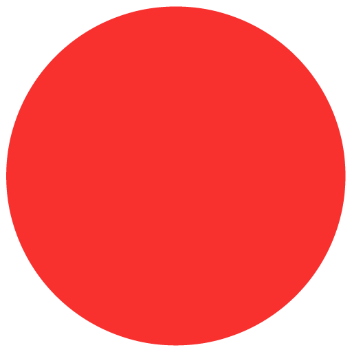 Microsoft large red circle emoji image