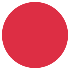 Twitter large red circle emoji image