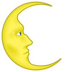 Emojidex last quarter moon with face emoji image