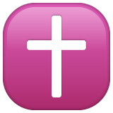 Whatsapp latin cross emoji image