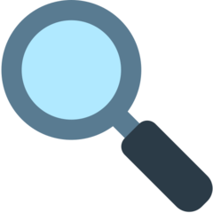 Mozilla left-pointing magnifying glass emoji image