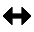 SoftBank left right arrow emoji image