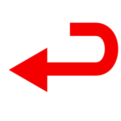 Emojidex leftwards arrow with hook emoji image