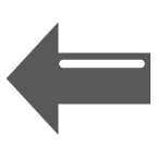 au by KDDI leftwards black arrow emoji image