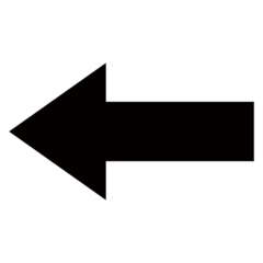 Emojidex leftwards black arrow emoji image