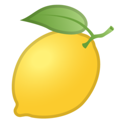 Google lemon emoji image