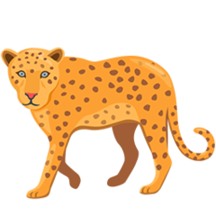 Facebook Messenger leopard emoji image