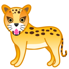 Google leopard emoji image