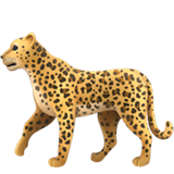 IOS/Apple leopard emoji image