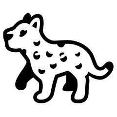 Noto Emoji Font leopard emoji image