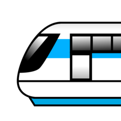 Emojidex light rail emoji image