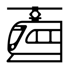 Noto Emoji Font light rail emoji image