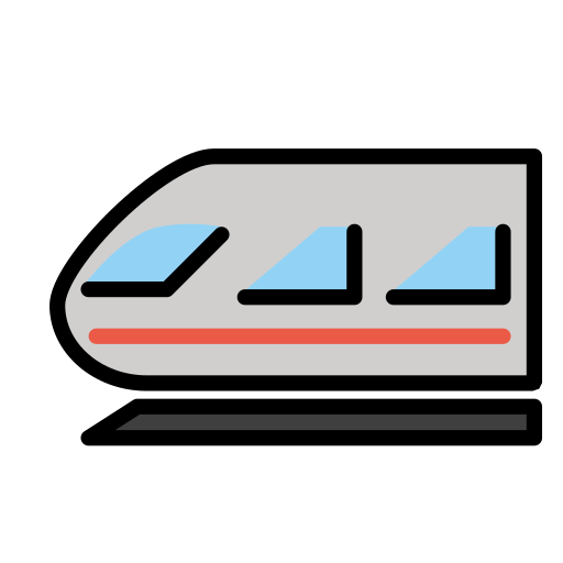 Openmoji light rail emoji image