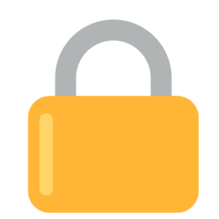 Mozilla lock emoji image